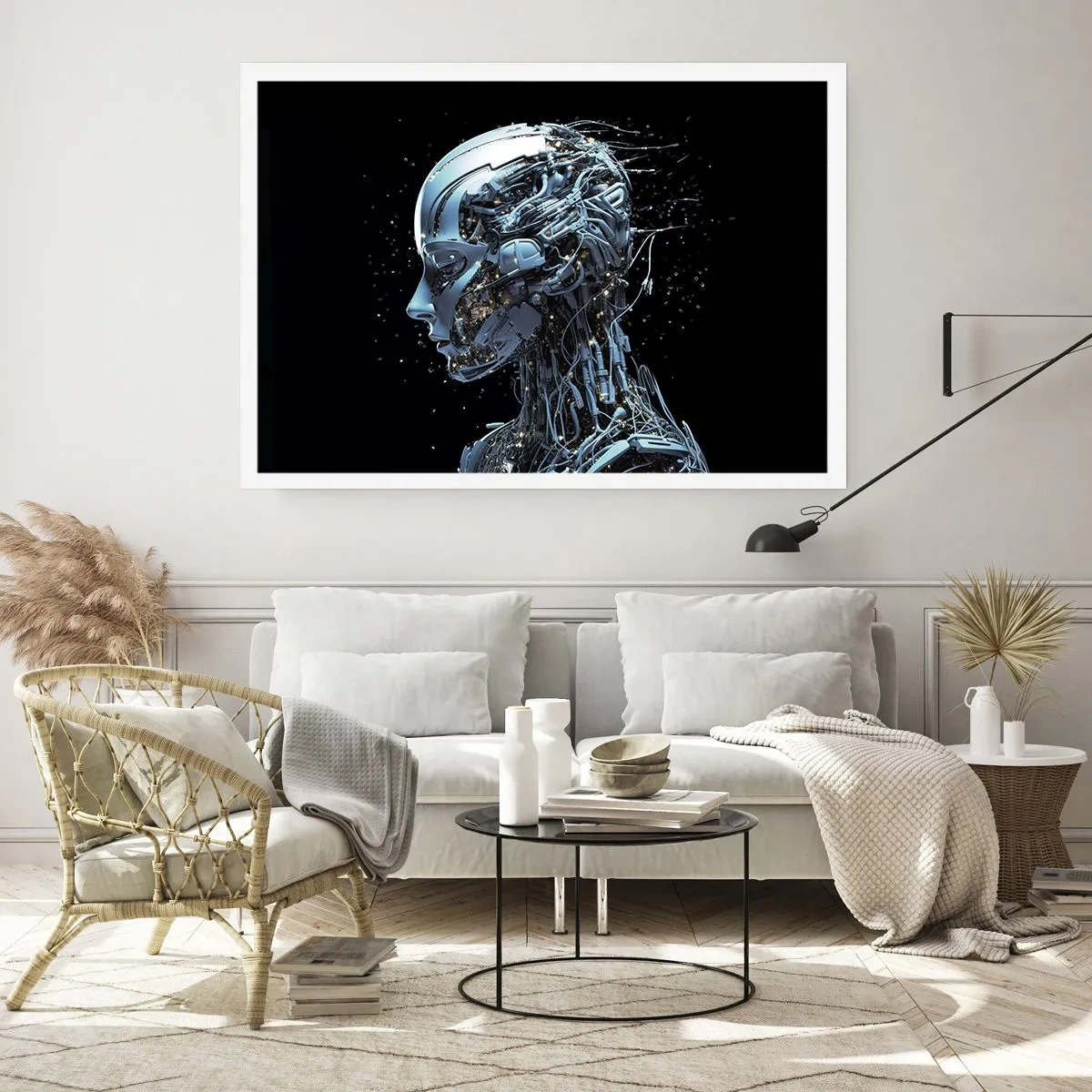 Affisch - Teknik är en kvinna - 91x61 cm