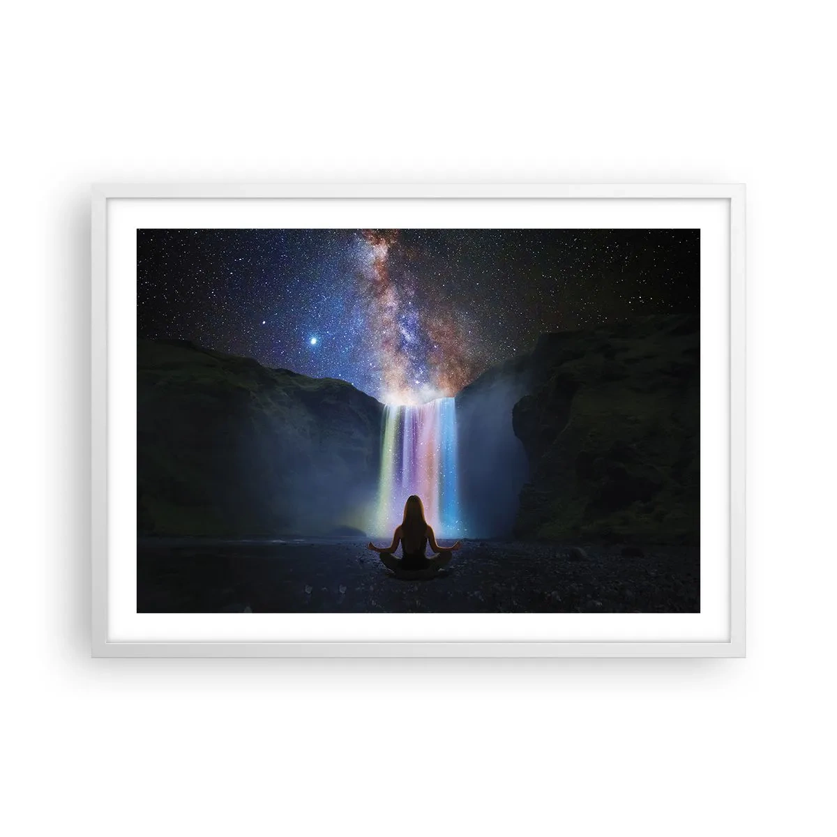 Affisch i vit ram - Absolut harmoni - 70x50 cm