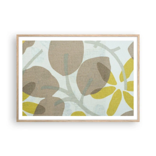 Affisch i ram av ljusek - Komposition i solskenet - 100x70 cm