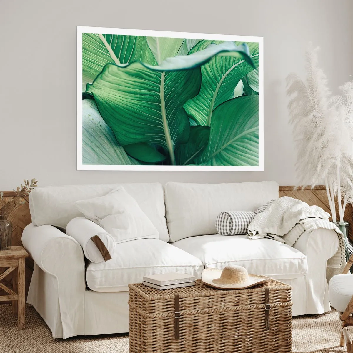 Affisch - Livet intensivt grönt - 100x70 cm