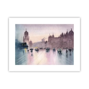 Affisch - I regnig dimma - 40x30 cm