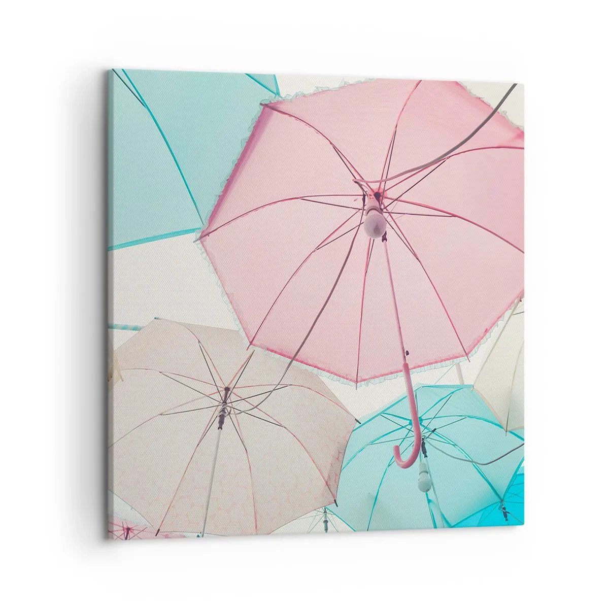 Canvastavla - Bild på duk - Ibland sol, ibland regn - 50x50 cm