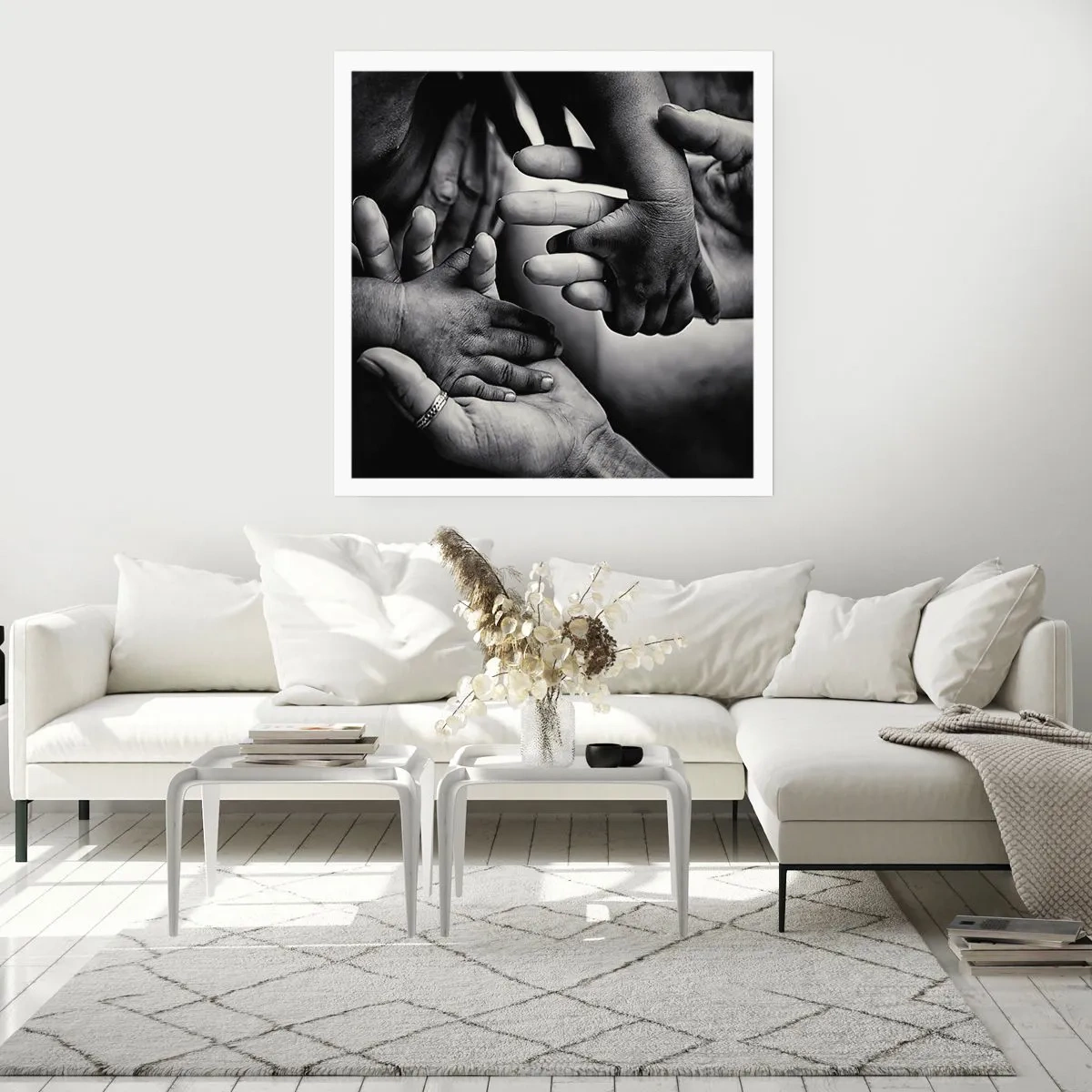 Affisch - Att vara människa - 50x50 cm