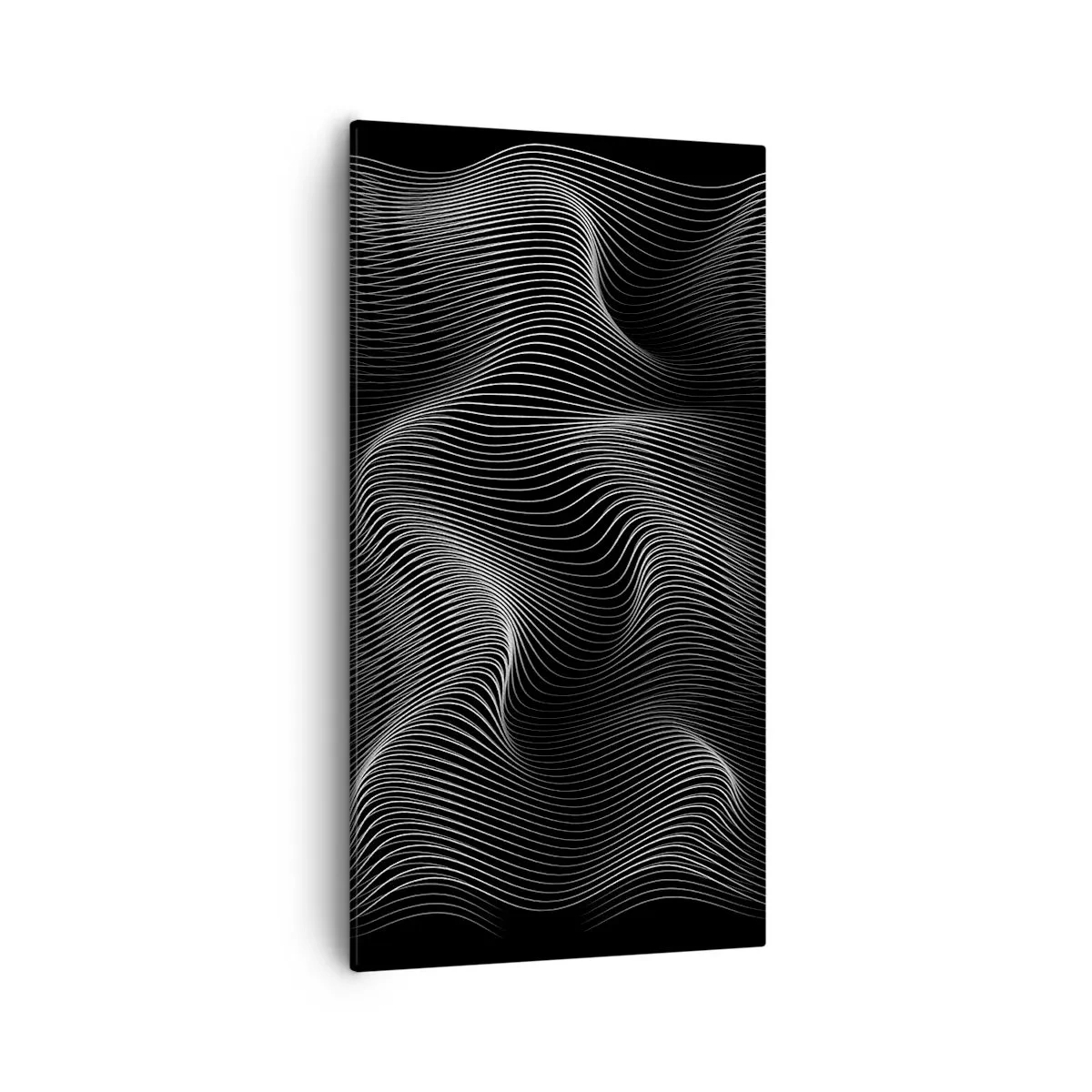 Canvastavla - Bild på duk - Ljusets dans i rymden - 55x100 cm