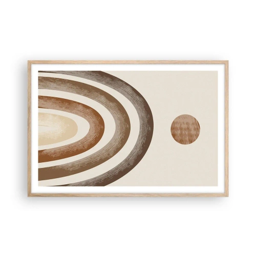 Affisch i ram av ljusek - I den avlägsna galaxen - 91x61 cm