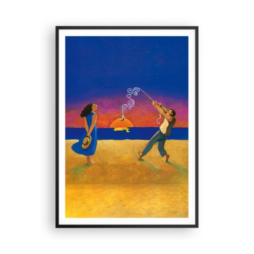 Affisch i svart ram - Mer än en stjärna från himlen - 70x100 cm