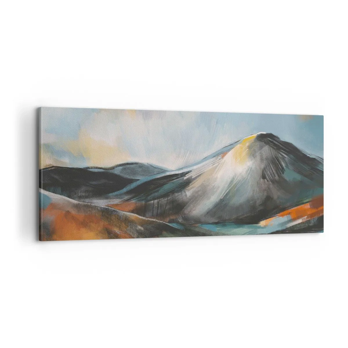 Canvastavla - Bild på duk - Råa och vackra - 100x40 cm