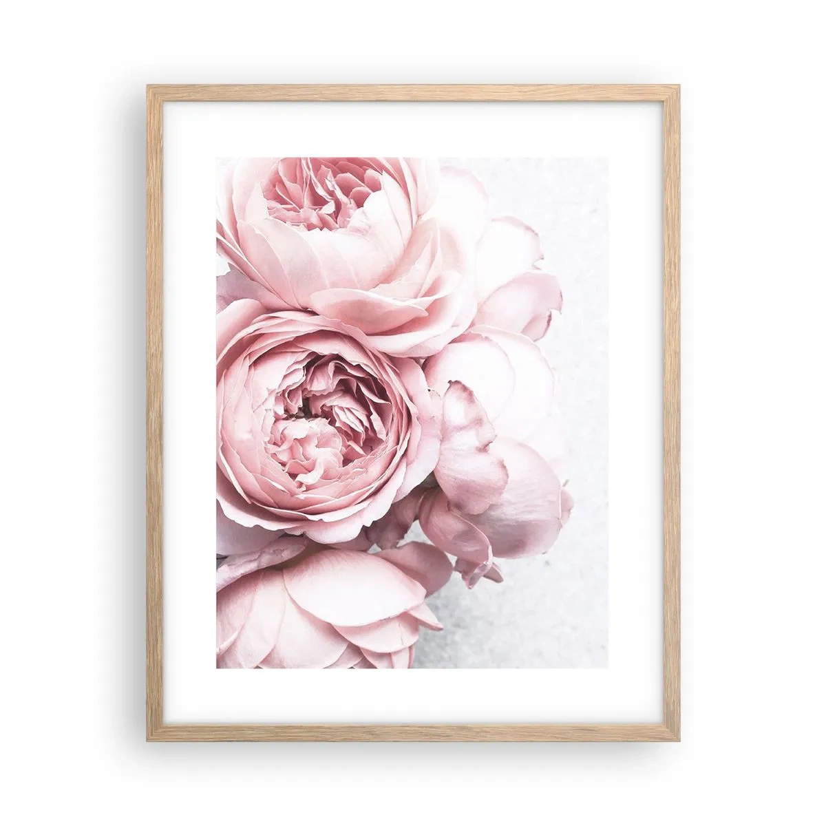 Affisch i ram av ljusek - För romantikerna - 40x50 cm