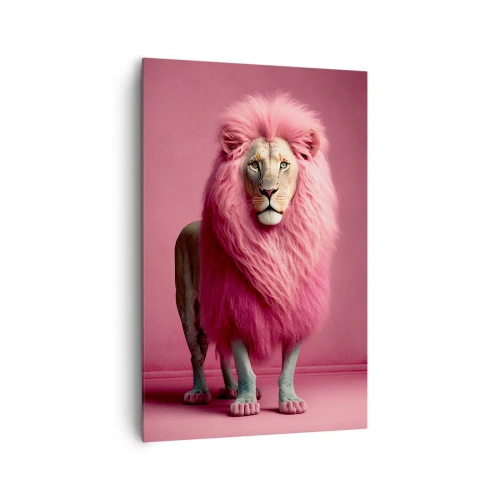 Canvastavla - Bild på duk - Och du är inte längre rädd - 80x120 cm