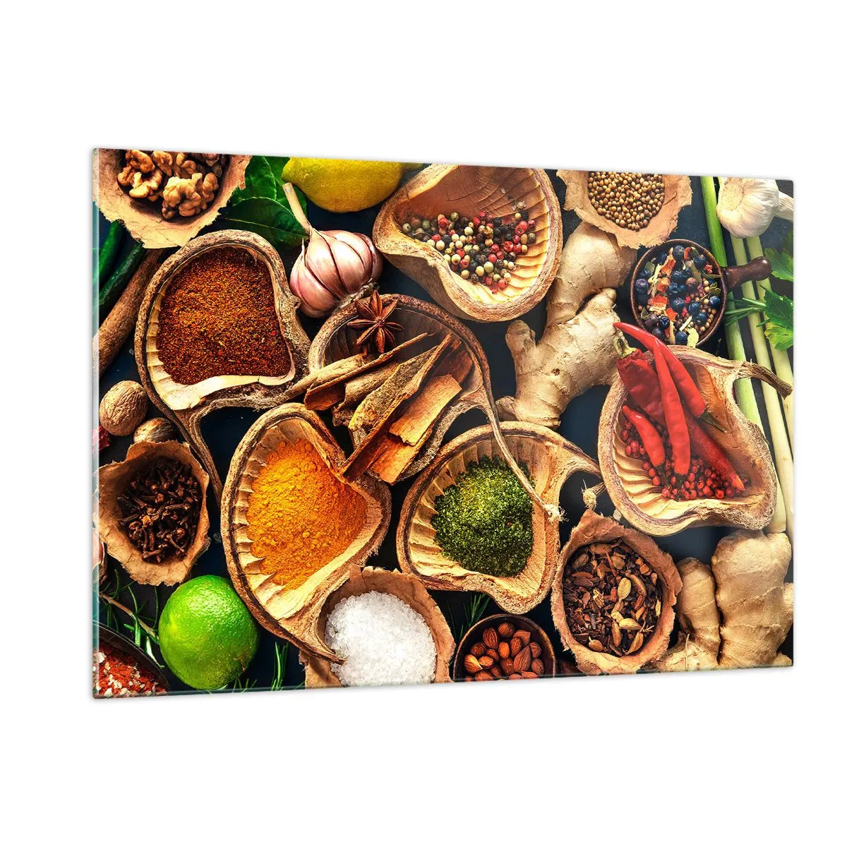 Glastavla - Bild på glas - Ta vad du vill - 120x80 cm