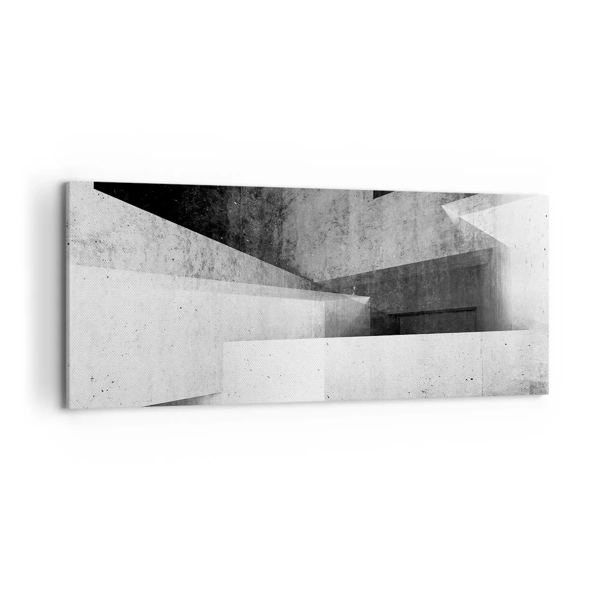 Canvastavla - Bild på duk - Rummets struktur - 120x50 cm