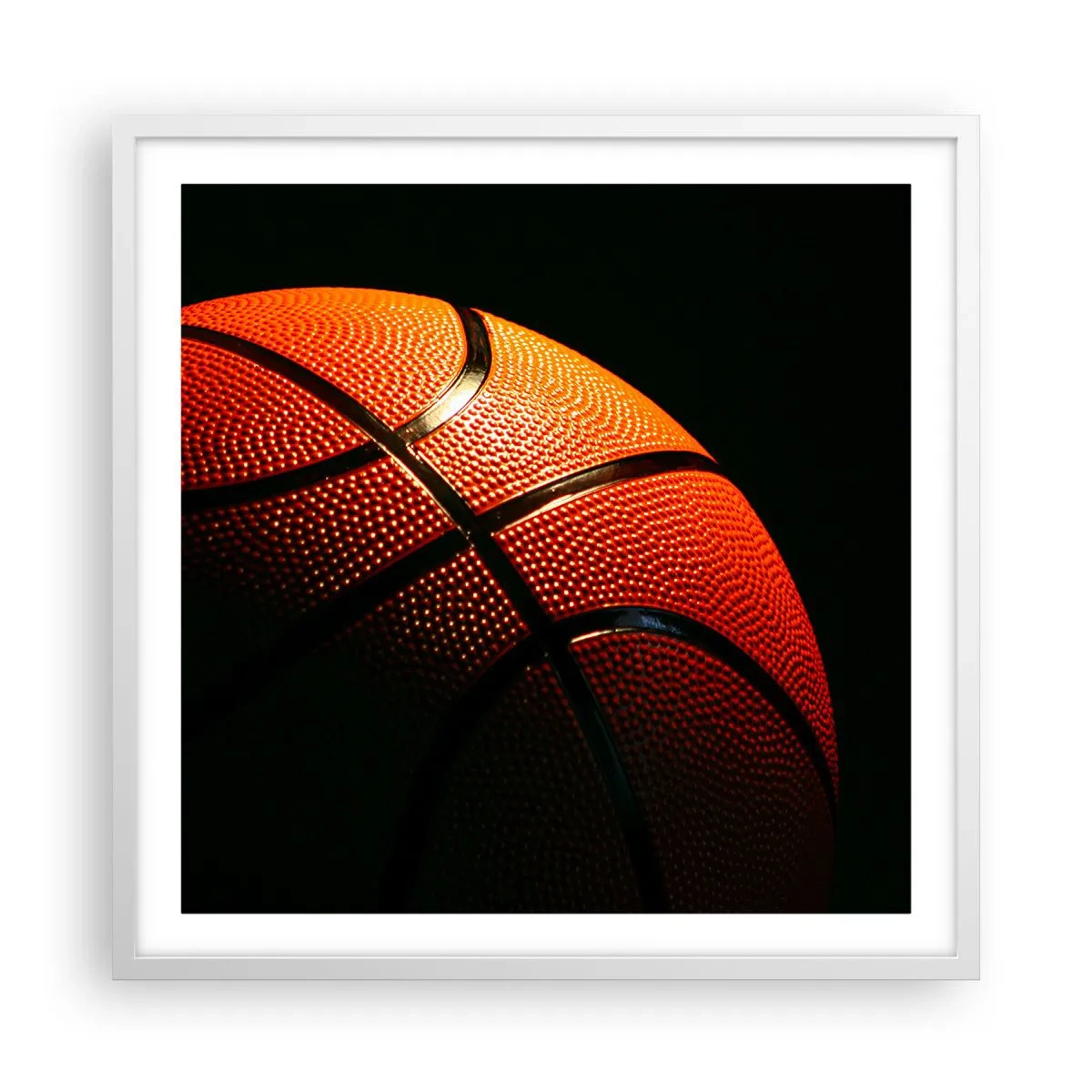 Affisch i vit ram - Vacker som planeten - 60x60 cm