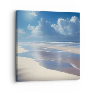 Canvastavla - Bild på duk - Semester i paradiset - 30x30 cm