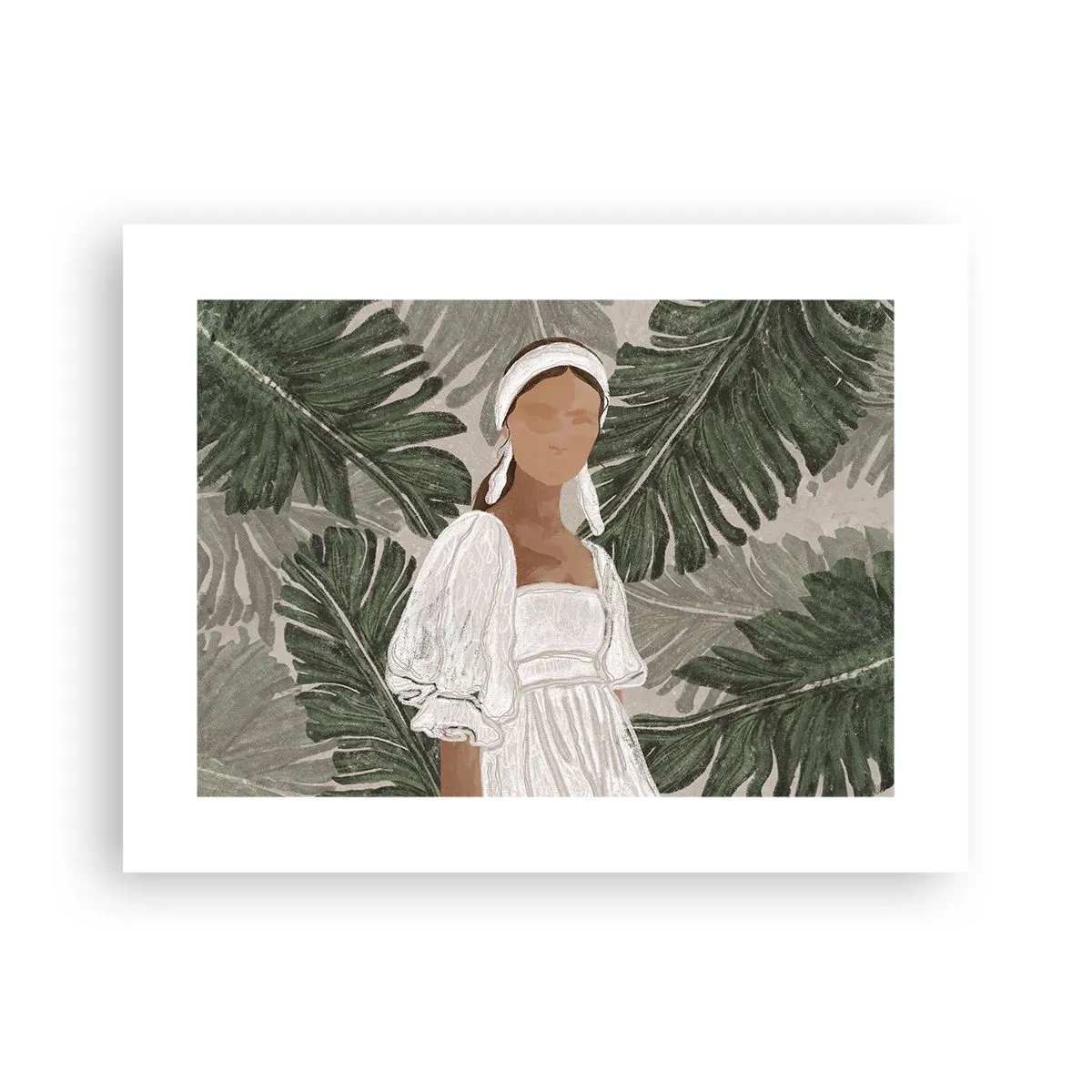 Affisch - Exotiskt porträtt - 40x30 cm