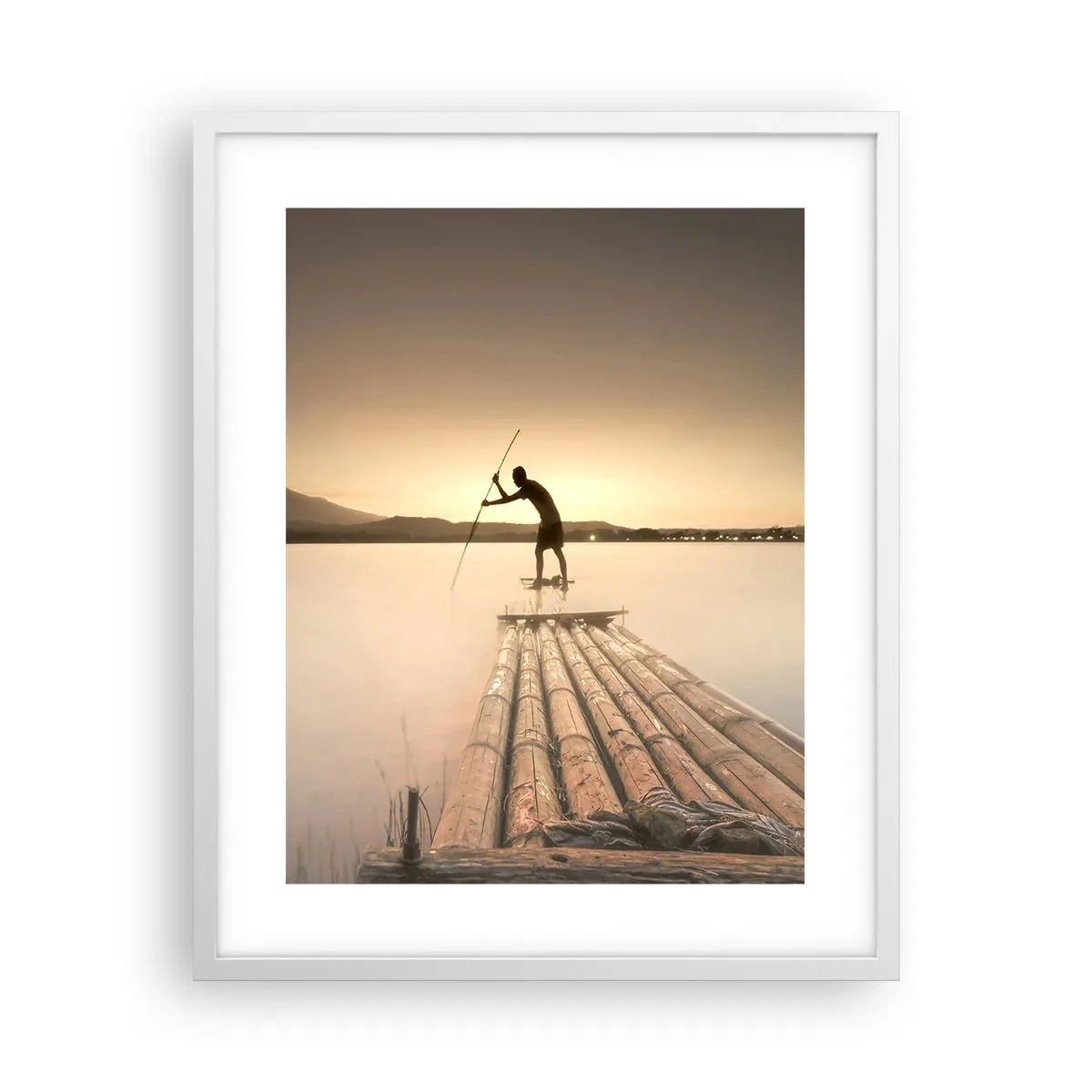 Affisch i vit ram - Före avkoppling - 40x50 cm