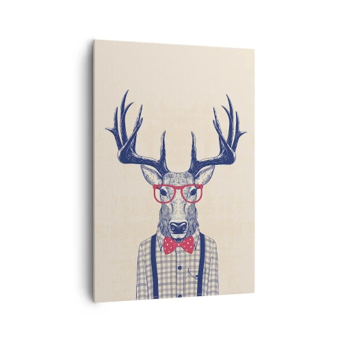 Canvastavla - Bild på duk - Rolig extravagans - 70x100 cm