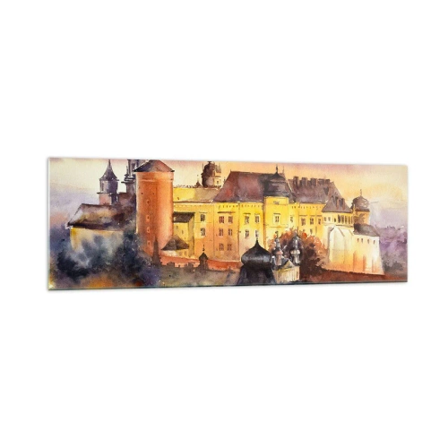 Glastavla - Bild på glas - En historia och en berättelse - 160x50 cm