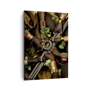 Canvastavla - Bild på duk - Vi är tillsammans - 50x70 cm