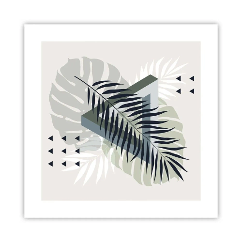Affisch - Natur och geometri – två ordningar? - 40x40 cm
