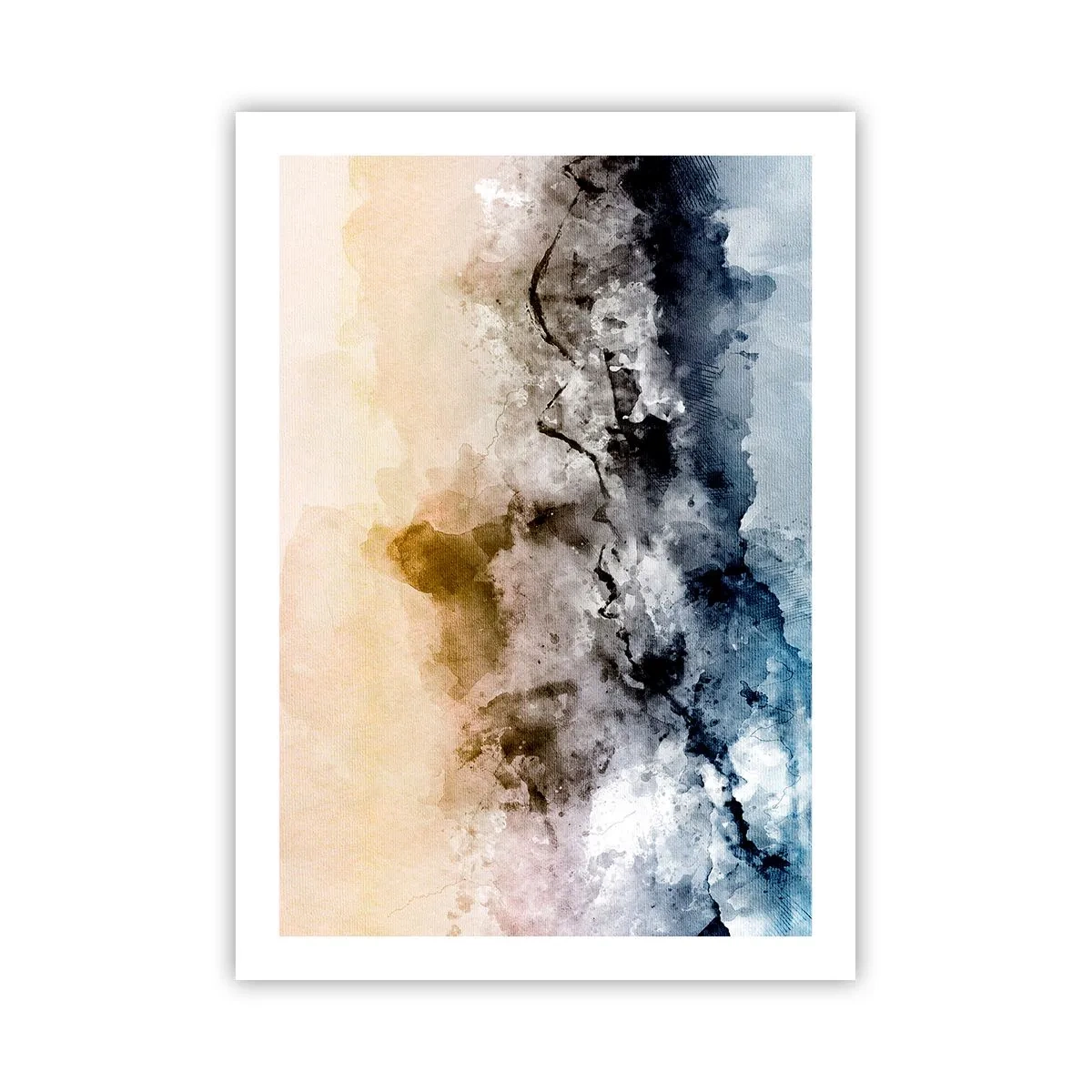 Affisch - Dränkta i dimman - 50x70 cm