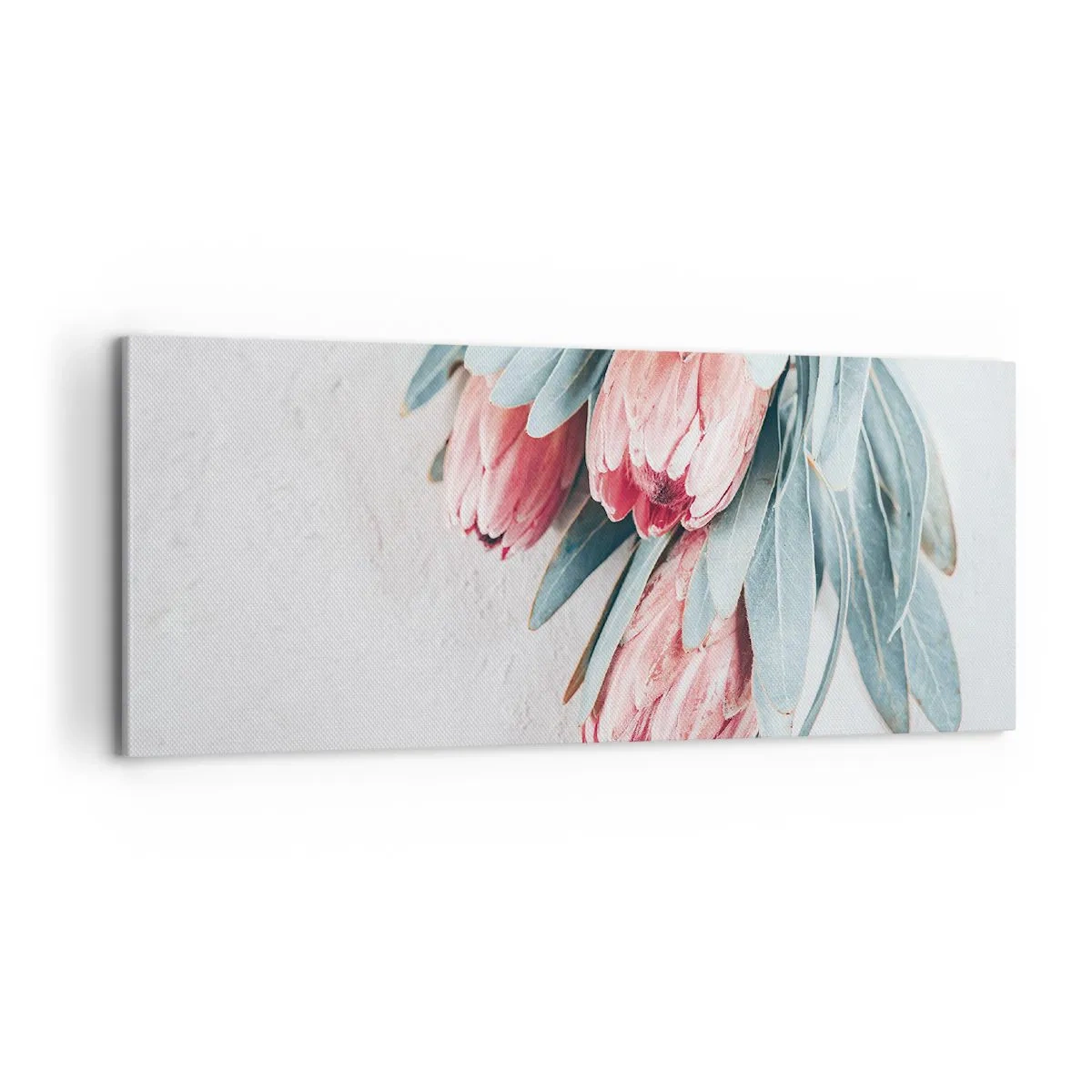 Canvastavla - Bild på duk - Generad av sin skönhet - 100x40 cm