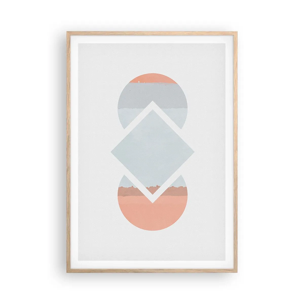 Affisch i ram av ljusek - Situationen är klar - 70x100 cm