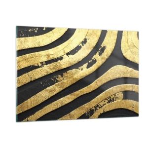 Glastavla - Bild på glas - Allt flyter - 120x80 cm