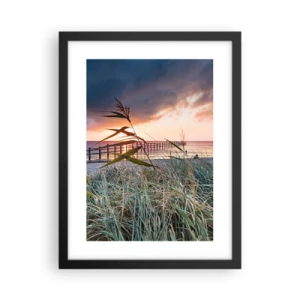 Affisch i svart ram - Försvinner inte med vinden - 30x40 cm