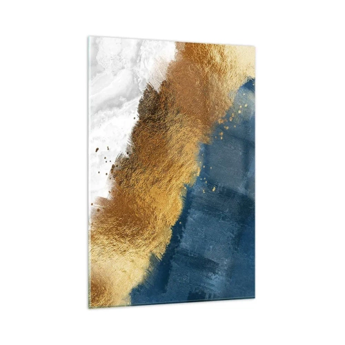 Glastavla - Bild på glas - Sommarens färger - 80x120 cm