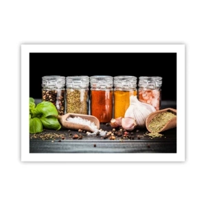 Affisch - Så att livet har smak - 70x50 cm