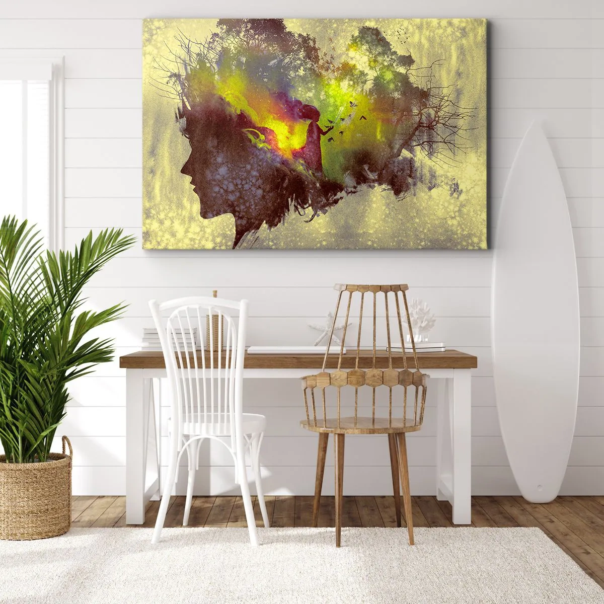 Canvastavla - Bild på duk - Moder Naturen - 100x70 cm