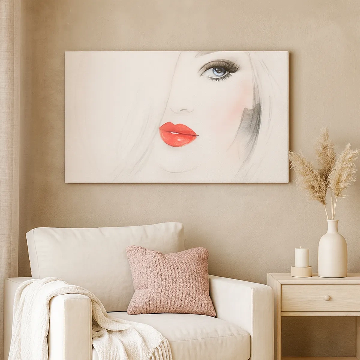 Canvastavla - Bild på duk - Hypnotiserar och bedårar - 30x30 cm