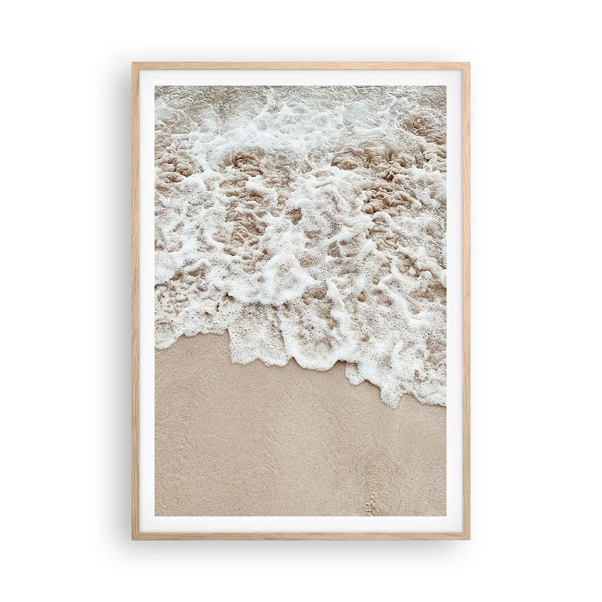 Affisch i ram av ljusek - Strax tillbaka - 70x100 cm