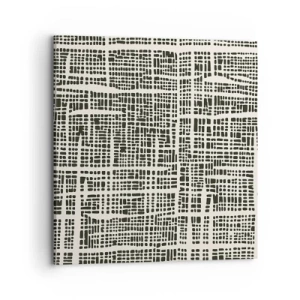 Canvastavla - Bild på duk - Vävd komposition - 70x70 cm