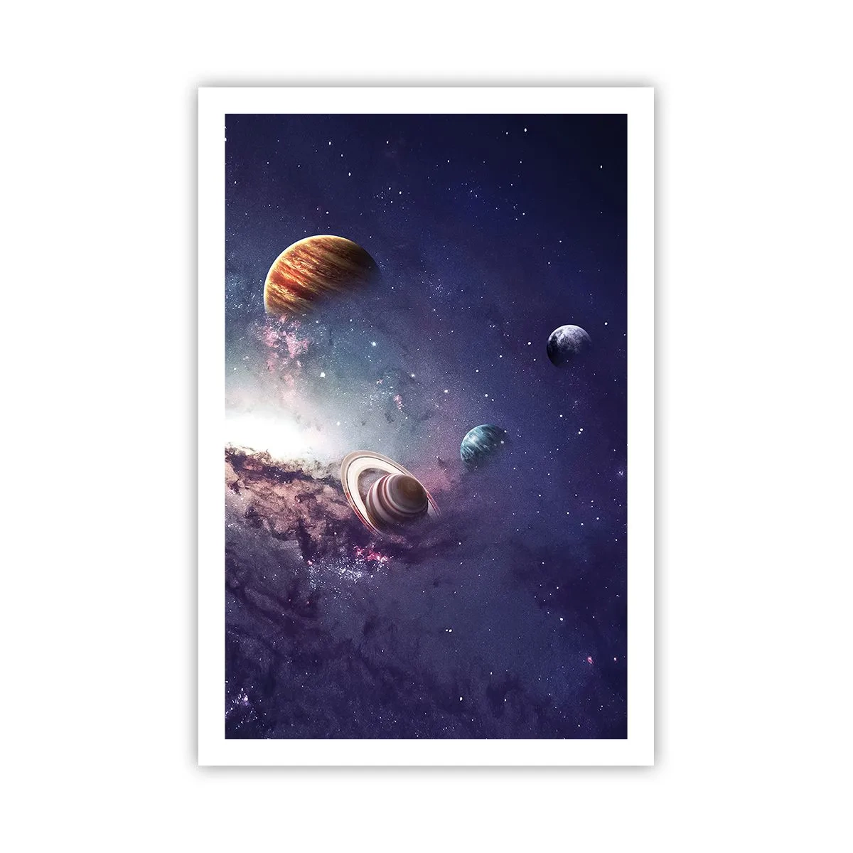 Affisch - Sol- och danssystem - 61x91 cm