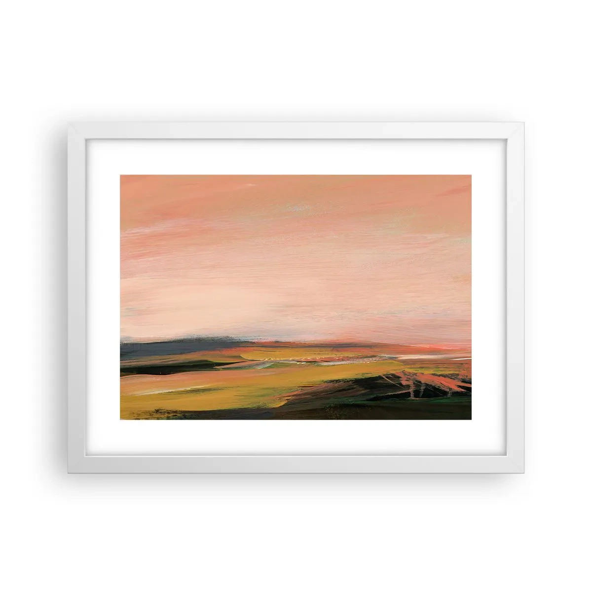 Affisch i vit ram - I rosa - 40x30 cm