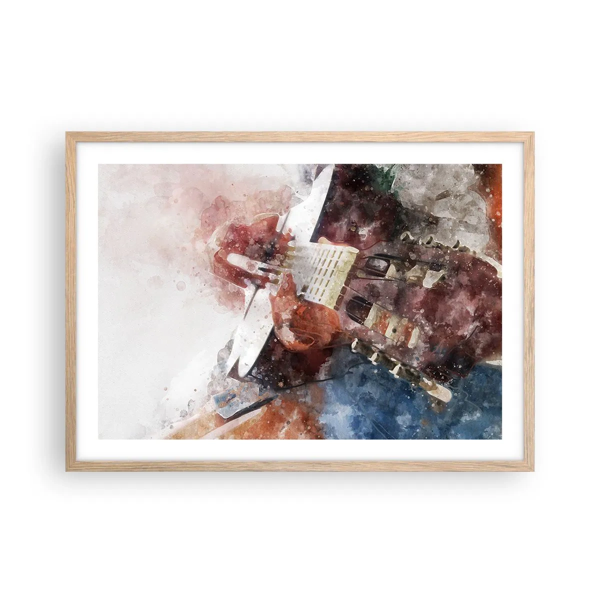 Affisch i ram av ljusek - Vad tycker du om det? - 70x50 cm