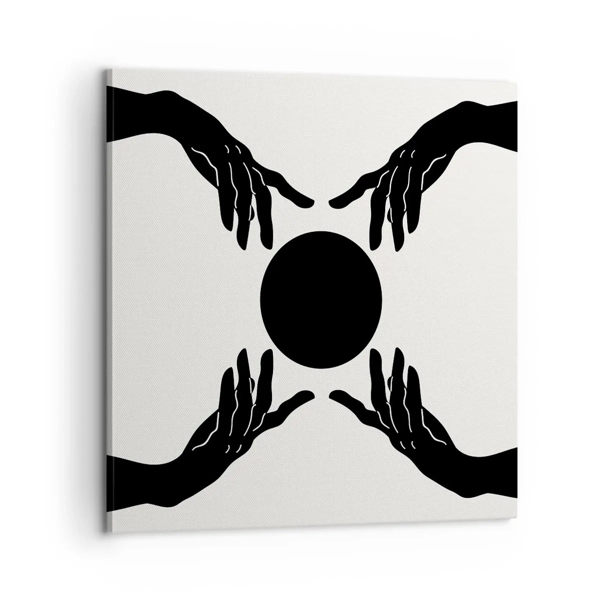 Canvastavla - Bild på duk - Ett hemligt tecken - 60x60 cm