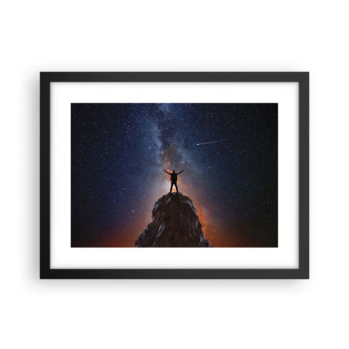 Affisch i svart ram - Kraften är med mig! - 40x30 cm