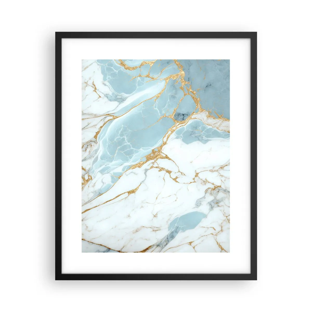 Affisch i svart ram - Stenrikedom - 40x50 cm