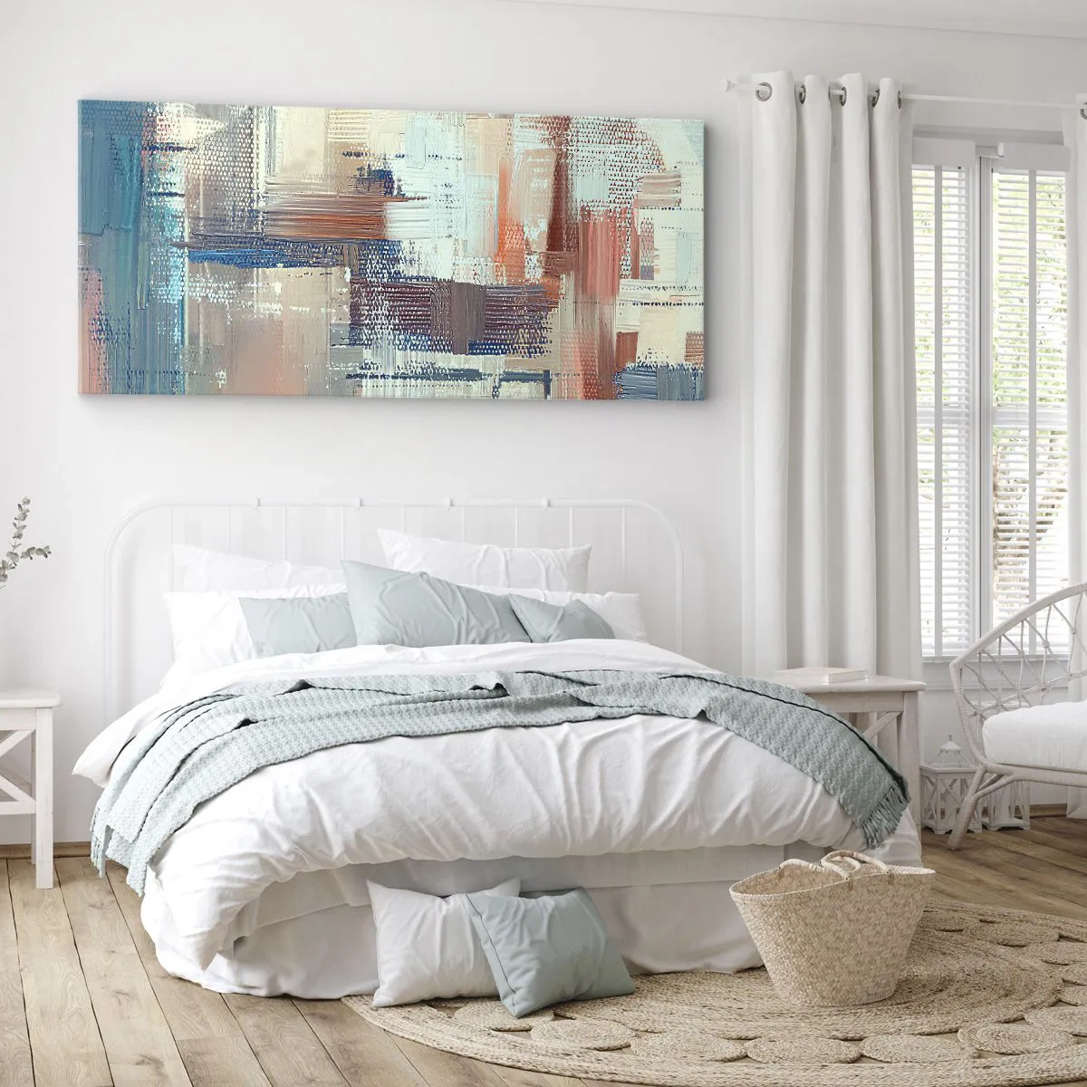 Canvastavla - Bild på duk - Att nå ljuset - 100x40 cm