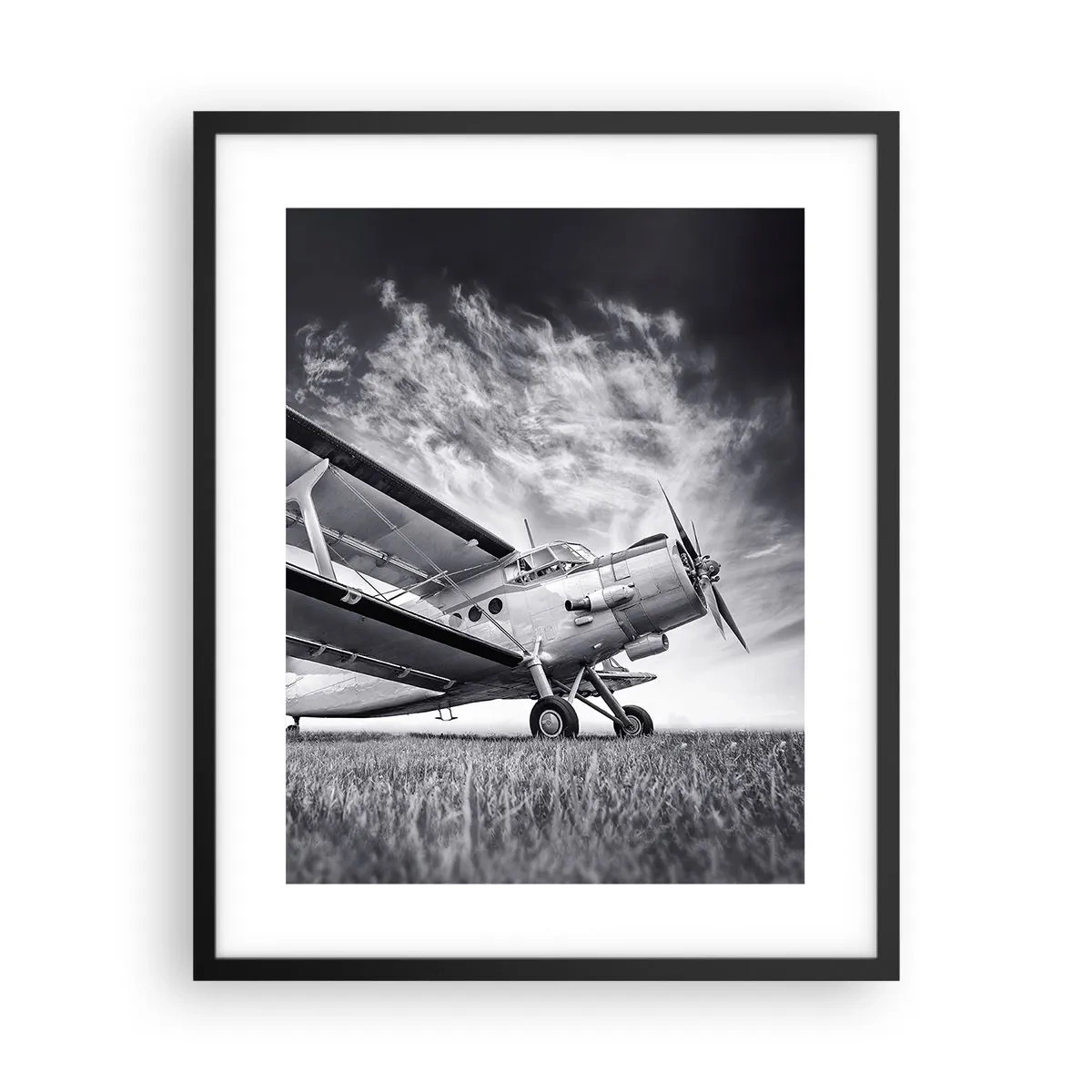 Affisch i svart ram - Bevingad vandrare - 40x50 cm