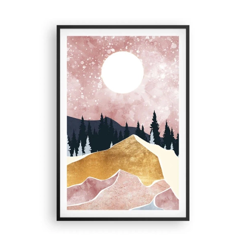 Affisch i svart ram - Nattvakt - 61x91 cm