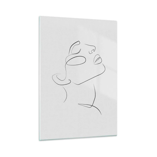 Glastavla - Bild på glas - Drömmens meander - 50x70 cm