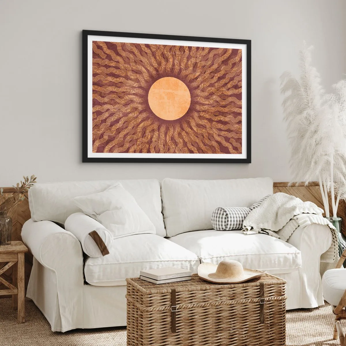 Affisch i svart ram - Solikon - 70x50 cm