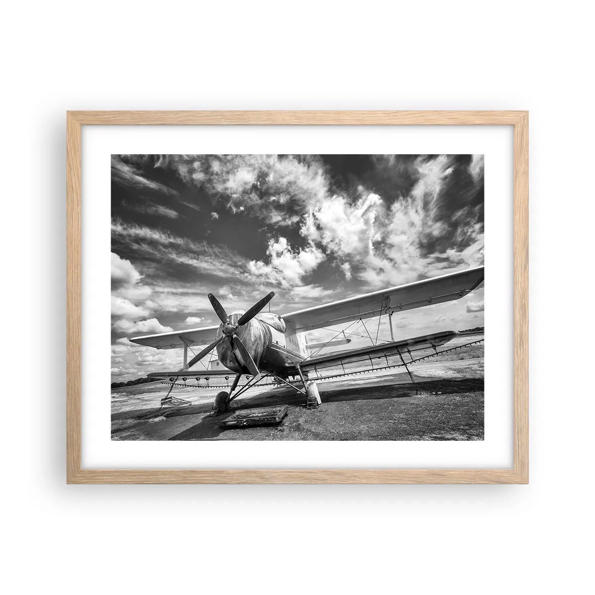 Affisch i ram av ljusek - Jag kan inte vänta! - 50x40 cm