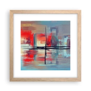 Affisch i ram av ljusek - Landskap i en okänd dimension - 30x30 cm