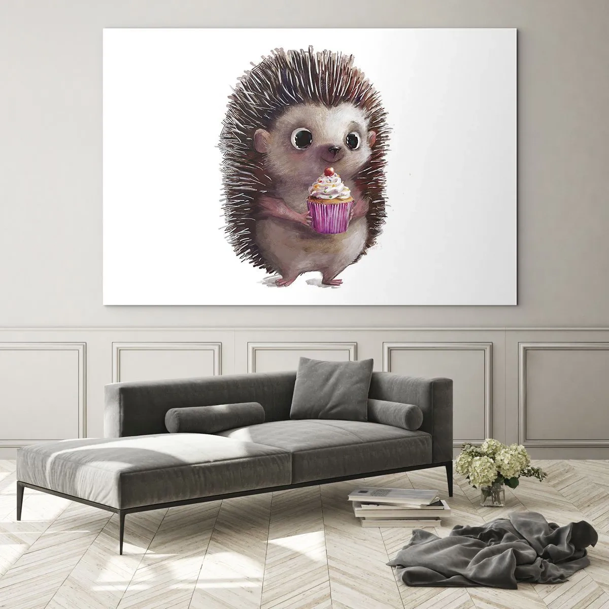 Glastavla - Bild på glas - Varje dag är helgdag - 120x80 cm