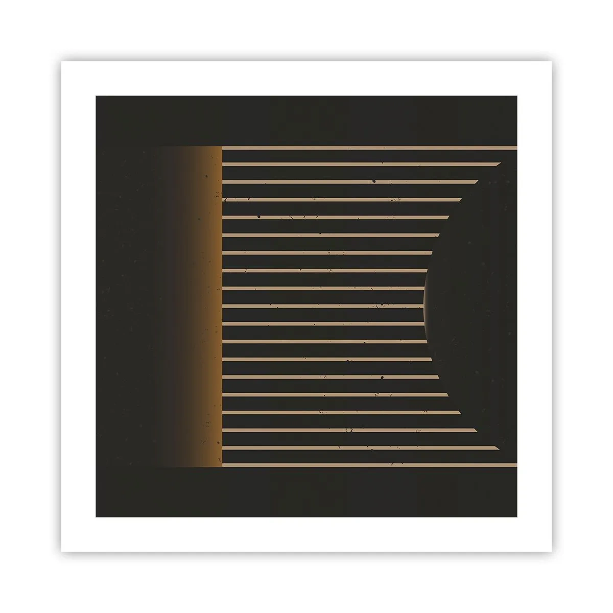 Affisch - Utforska mörkret - 50x50 cm