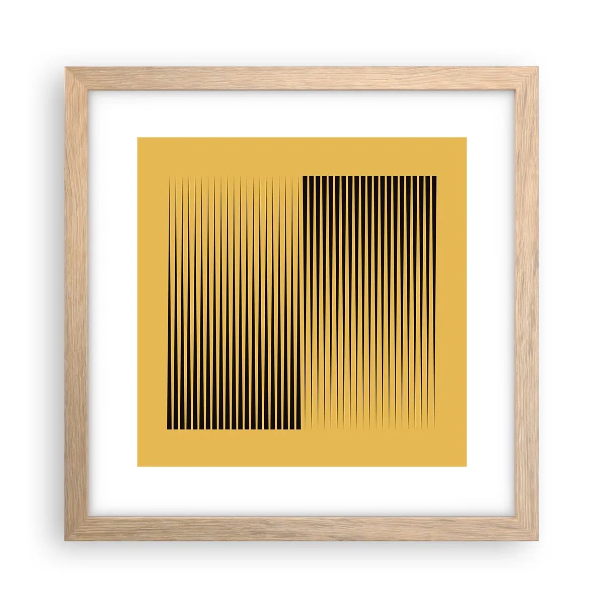 Affisch i ram av ljusek - Motsatsernas kvadrat - 30x30 cm